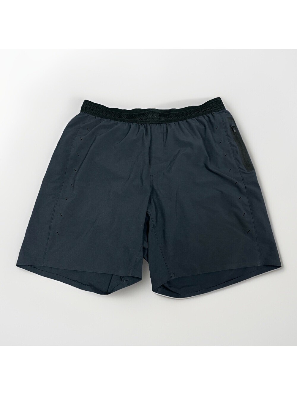 Ten Thousand Black Session Shorts Medium 7” Lined Performance Fitness Training